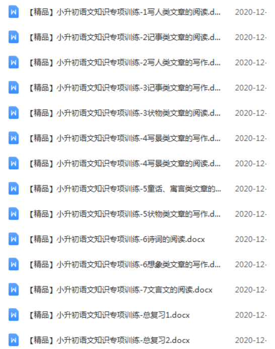小升初语文专题知识点专项训练,专题专练,不留死角资源课程百度云下载-第七天学堂 小升初语文专题知识点专项训练,专题专练,不留死角资源课程百度云下载-第七天学堂