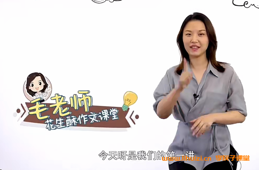 花生酥毛芸老师 小作家成长营：超好用的作文提升妙招 15讲完结百度网盘下载