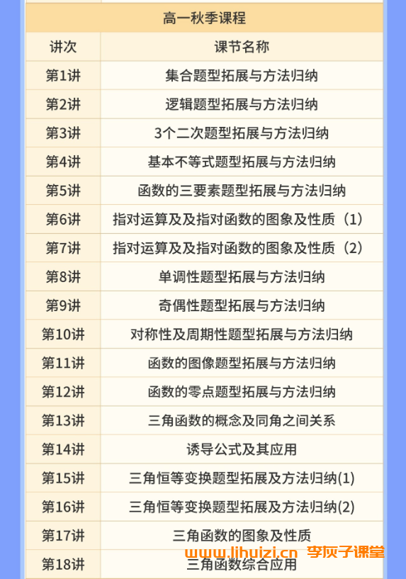 赵礼显老师2028届高一数学全年班 25暑秋26寒春高一数学课程-李灰子课堂 赵礼显老师2028届高一数学全年班 25暑秋26寒春高一数学课程-李灰子课堂
